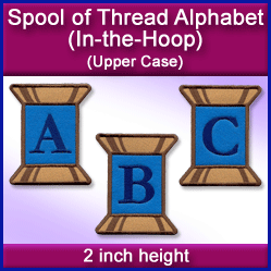 A Spool of Thread Alphabet