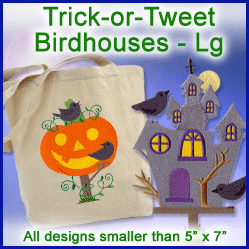 A Trick-or-Tweet Birdhouses Design Pack