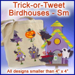 A Trick-or-Tweet Birdhouses Design Pack