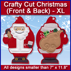 A Crafty Cut Christmas (Front & Back) Design Pack