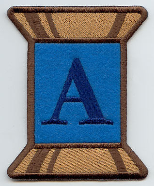 Spool of Thread Letter A - 5 Inch (In-the-Hoop)