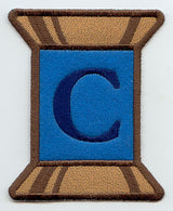 Spool of Thread Letter C - 5 Inch (In-the-Hoop)