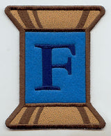 Spool of Thread Letter F - 5 Inch (In-the-Hoop)