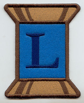 Spool of Thread Letter L - 5 Inch (In-the-Hoop)