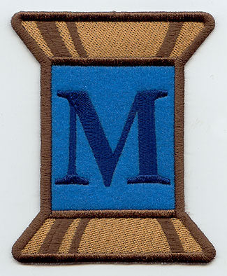 Spool of Thread Letter M - 5 Inch (In-the-Hoop)