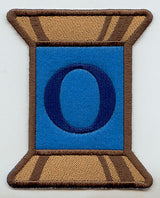 Spool of Thread Letter O - 5 Inch (In-the-Hoop)