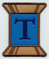 Spool of Thread Letter T - 5 Inch (In-the-Hoop)
