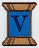 Spool of Thread Letter V - 5 Inch (In-the-Hoop)