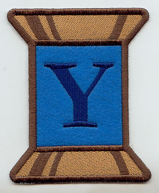 Spool of Thread Letter Y - 5 Inch (In-the-Hoop)