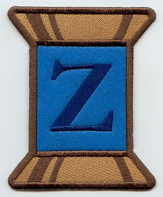 Spool of Thread Letter Z - 5 Inch (In-the-Hoop)
