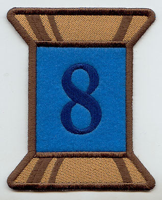 Spool of Thread Number 8 - 5 Inch (In-the-Hoop)