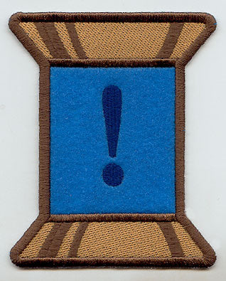 Spool of Thread Punctuation Exclamation Mark - 5 Inch (In-the-Hoop)