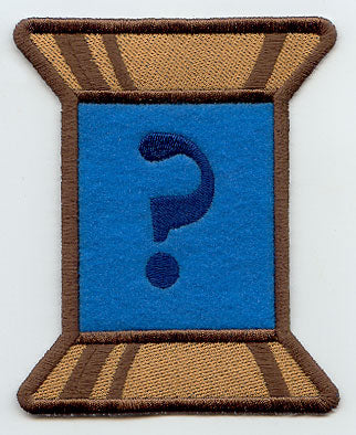 Spool of Thread Punctuation Question Mark - 5 Inch (In-the-Hoop)