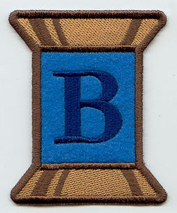 Spool of Thread Letter B - 5 Inch (In-the-Hoop)