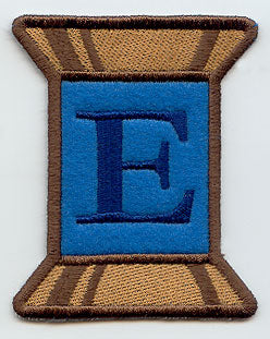 Spool of Thread Letter E - 5 Inch (In-the-Hoop)