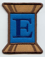Spool of Thread Letter E - 5 Inch (In-the-Hoop)
