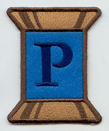 Spool of Thread Letter P - 5 Inch (In-the-Hoop)