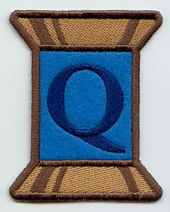 Spool of Thread Letter Q - 5 Inch (In-the-Hoop)