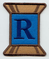 Spool of Thread Letter R - 5 Inch (In-the-Hoop)