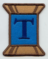 Spool of Thread Letter T - 5 Inch (In-the-Hoop)