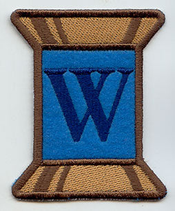 Spool of Thread Letter W - 5 Inch (In-the-Hoop)