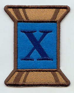 Spool of Thread Letter X - 5 Inch (In-the-Hoop)
