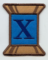 Spool of Thread Letter X - 5 Inch (In-the-Hoop)