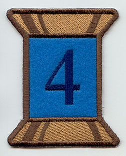 Spool of Thread Number 4 - 5 Inch (In-the-Hoop)