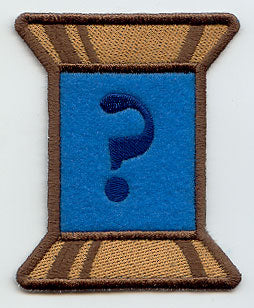 Spool of Thread Punctuation Question Mark - 5 Inch (In-the-Hoop)