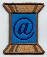 Spool of Thread Punctuation At Sign - 5 Inch (In-the-Hoop)