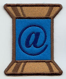 Spool of Thread Punctuation At Sign - 5 Inch (In-the-Hoop)