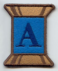 Spool of Thread Letter A - 5 Inch (In-the-Hoop)