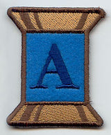 Spool of Thread Letter A - 5 Inch (In-the-Hoop)