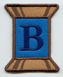 Spool of Thread Letter B - 5 Inch (In-the-Hoop)