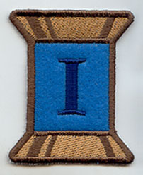 Spool of Thread Letter I - 5 Inch (In-the-Hoop)