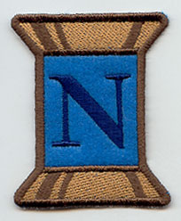 Spool of Thread Letter N - 5 Inch (In-the-Hoop)