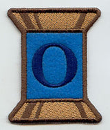 Spool of Thread Letter O - 5 Inch (In-the-Hoop)