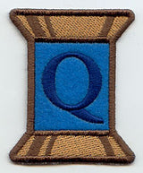 Spool of Thread Letter Q - 5 Inch (In-the-Hoop)