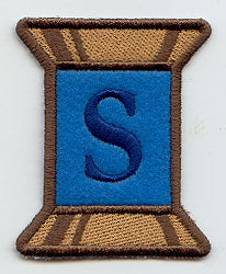Spool of Thread Letter S - 5 Inch (In-the-Hoop)