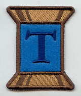Spool of Thread Letter T - 5 Inch (In-the-Hoop)