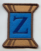 Spool of Thread Letter Z - 5 Inch (In-the-Hoop)