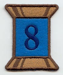 Spool of Thread Number 8 - 5 Inch (In-the-Hoop)