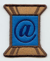 Spool of Thread Punctuation At Sign - 5 Inch (In-the-Hoop)