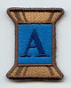 Spool of Thread Letter A - 5 Inch (In-the-Hoop)