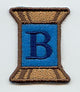Spool of Thread Letter B - 5 Inch (In-the-Hoop)