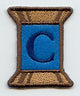 Spool of Thread Letter C - 5 Inch (In-the-Hoop)