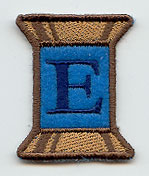 Spool of Thread Letter E - 5 Inch (In-the-Hoop)