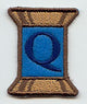 Spool of Thread Letter Q - 5 Inch (In-the-Hoop)