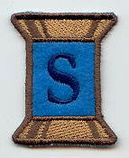 Spool of Thread Letter S - 5 Inch (In-the-Hoop)