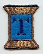 Spool of Thread Letter T - 5 Inch (In-the-Hoop)